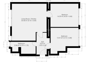 Pronájem bytu 3+kk, Praha - Krč, Budějovická, 67 m2