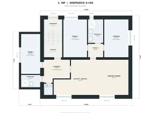 Prodej bytu 4+kk, Náměšť na Hané, Nerudova, 86 m2
