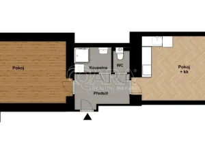 Pronájem bytu 2+kk, Praha - Nusle, Ctiradova, 48 m2