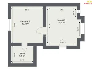 Pronájem skladu, Praha - Michle, Na rolích, 40 m2