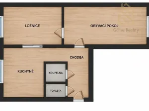 Prodej bytu 2+1, Jirkov, Ervěnická, 54 m2