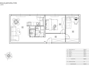 Prodej bytu 3+kk, Praha - Karlín, Nekvasilova, 57 m2
