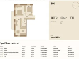 Prodej bytu 3+kk, Prášily, 63 m2