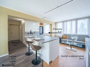 Prodej bytu 2+kk, Poděbrady, Alešova, 52 m2