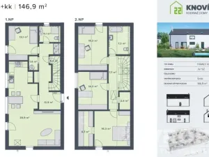 Prodej domu na klíč, Knovíz, Na Hrudném, 146 m2
