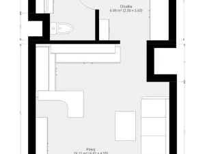 Pronájem bytu 1+kk, Brno - Židenice, Škrochova, 33 m2