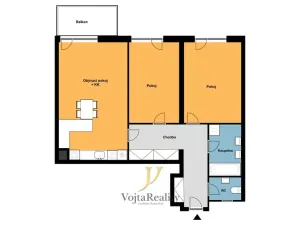 Pronájem bytu 3+kk, Olomouc - Nové Sady, Švýcarské nábřeží, 92 m2