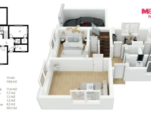 Prodej rodinného domu, Řevnice, Pod Drahou, 174 m2