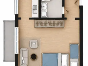 Pronájem bytu 1+kk, Broumov - Olivětín, Dukelská, 27 m2