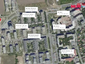 Pronájem bytu 1+kk, Praha - Hlubočepy, náměstí Olgy Scheinpflugové, 32 m2