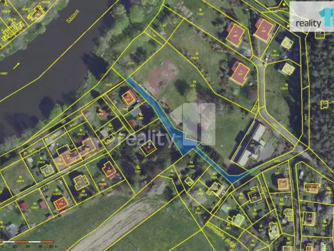 Prodej pozemku, Samopše, 643 m2