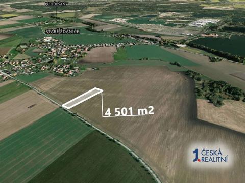 Prodej podílu zemědělské půdy, Staré Ždánice, 1125 m2