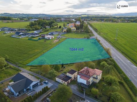 Prodej pozemku pro komerční výstavbu, Horní Tošanovice, 7044 m2