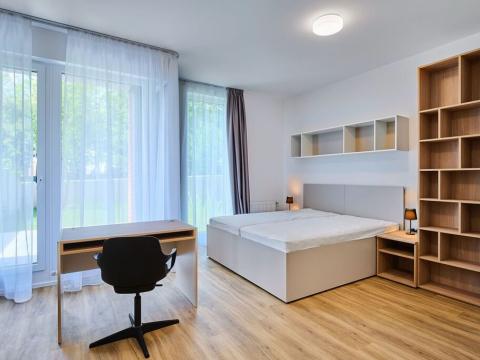 Pronájem bytu 1+kk, Praha - Vysočany, Odkolkova, 37 m2