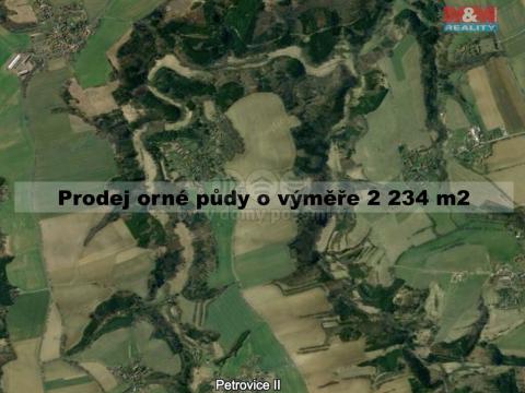 Prodej zemědělské půdy, Petrovice II - Losiny, 2234 m2