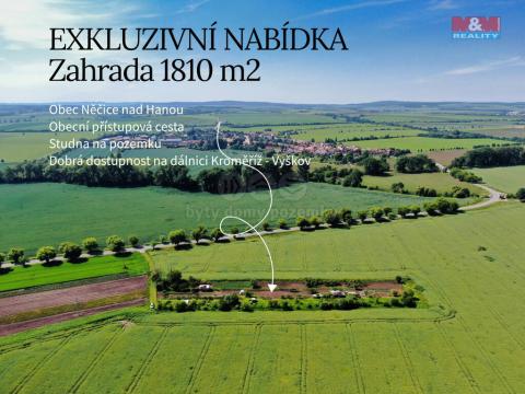 Prodej zahrady, Němčice nad Hanou, 1810 m2