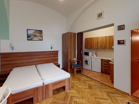 Pronájem bytu 1+kk, Praha - Nové Město, Krakovská, 33 m2