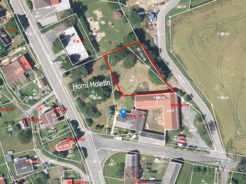 Prodej pozemku pro bydlení, Holetín - Horní Holetín, 1467 m2