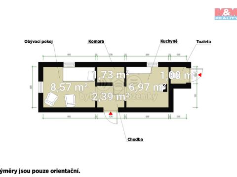 Prodej chaty, Štěnovický Borek, 21 m2