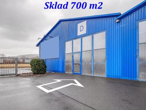 Pronájem skladu, Osov, 700 m2