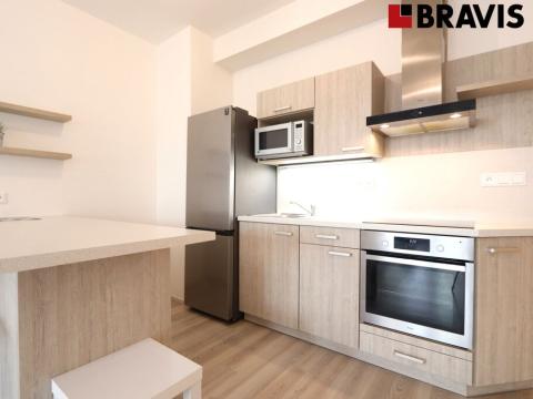 Pronájem bytu 1+kk, Brno, Kamínky, 44 m2