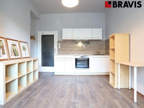 Pronájem bytu 1+kk, Brno - Zábrdovice, Příkop, 25 m2