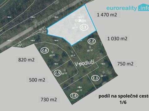 Prodej pozemku pro bydlení, Plzeň - Božkov, 1470 m2