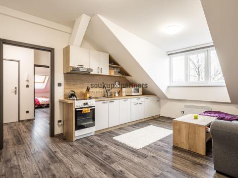 Pronájem bytu 2+kk, Praha - Hostivař, Dolnoměcholupská, 46 m2