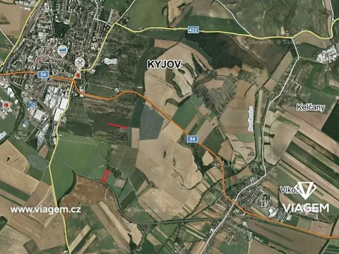 Prodej podílu pozemku pro bydlení, Kyjov, 3229 m2