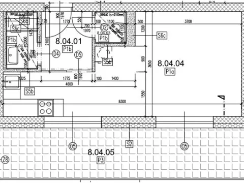 Pronájem bytu 1+kk, Praha - Holešovice, Malá Plynární, 29 m2