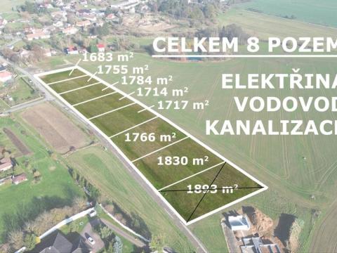 Prodej pozemku pro bydlení, Vysoká u Příbramě, 1683 m2