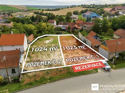 Prodej pozemku pro bydlení, Násedlovice, 1023 m2