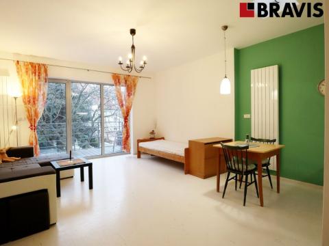 Pronájem bytu 1+kk, Brno - Štýřice, Kamenná, 37 m2