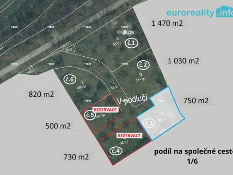 Prodej pozemku pro bydlení, Plzeň - Božkov, 750 m2