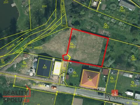 Prodej pozemku pro bydlení, Vstiš, 686 m2