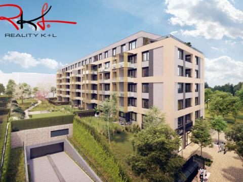 Prodej bytu 1+kk, Praha - Hlubočepy, náměstí Olgy Scheinpflugové, 37 m2