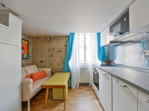 Pronájem bytu 1+kk, Praha - Nové Město, Hálkova, 26 m2