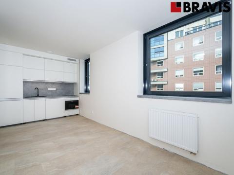 Pronájem bytu 1+kk, Brno - Zábrdovice, Příkop, 30 m2