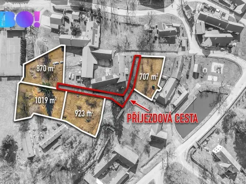 Prodej pozemku pro bydlení, Jindřichův Hradec - Děbolín, 1019 m2