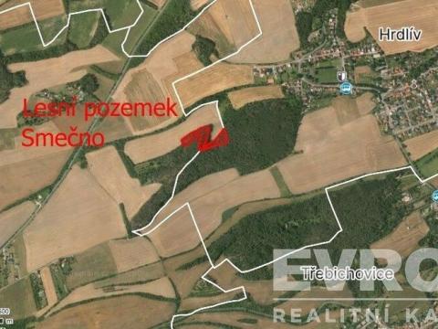 Prodej lesa, Smečno, 9251 m2