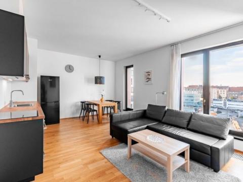 Pronájem bytu 2+kk, Praha - Holešovice, Sanderova, 51 m2