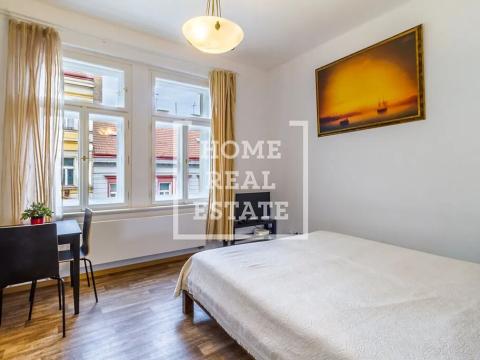 Pronájem bytu 1+kk, Praha - Žižkov, Krásova, 27 m2