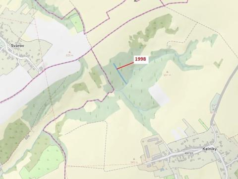 Dražba lesa, Kelníky, 1069 m2