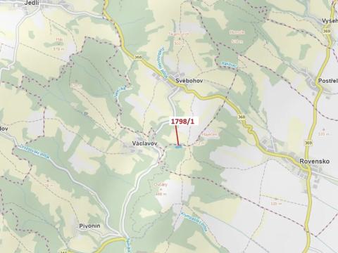 Dražba lesa, Rovensko, 5208 m2