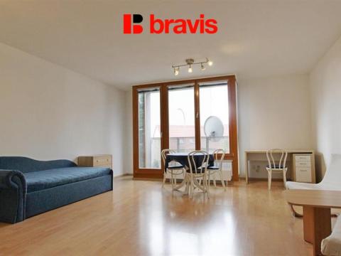 Pronájem bytu 1+kk, Brno, Mojmírovo náměstí, 42 m2