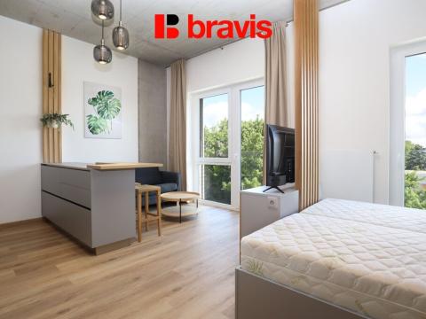 Pronájem bytu 1+kk, Brno, Bohunická, 35 m2