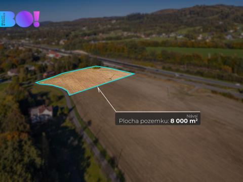 Prodej komerčního pozemku, Návsí, 8000 m2
