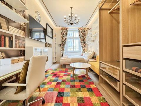 Pronájem bytu 2+kk, Praha - Karlín, Sokolovská, 35 m2