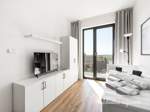 Pronájem bytu 1+kk, Praha - Kyje, Za černým mostem, 24 m2