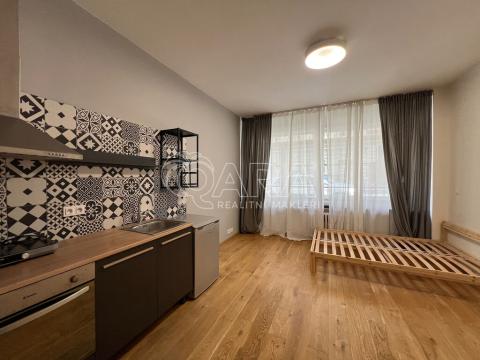 Pronájem bytu 1+kk, Praha - Holešovice, Pplk. Sochora, 25 m2